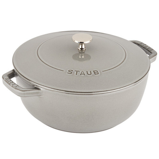 Staub Cast Iron Essential French Oven in Graphite Grey