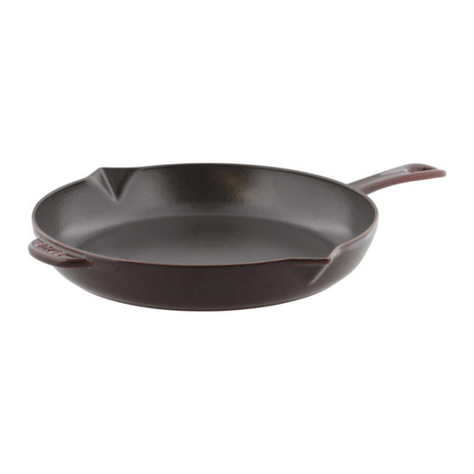 Staub Cast Iron Fry Pan in Grenadine