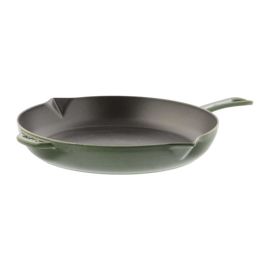 Staub Cast Iron Fry Pan in Basil
