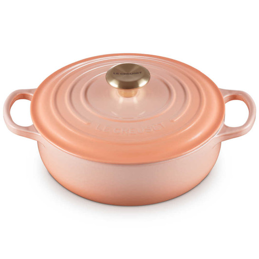 Le Creuset Cast Iron Signature Sauteuse in Pêche