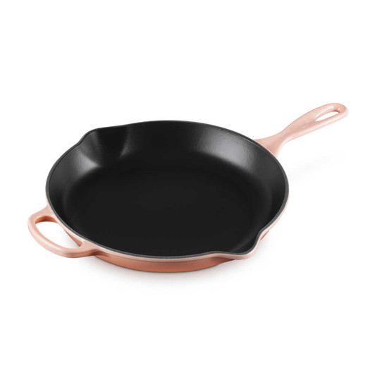 Le Creuset Cast Iron Signature Skillet in Pêche