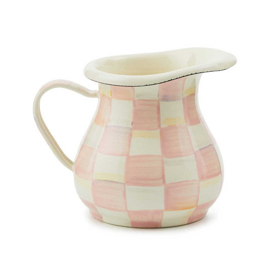 MacKenzie-Childs Rosy Check Creamer