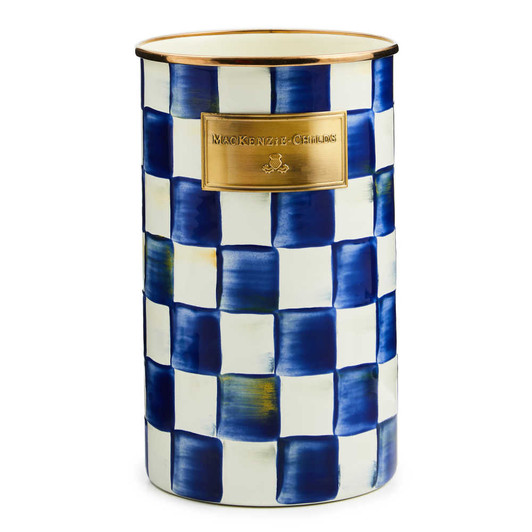 MacKenzie-Childs Royal Check Utensil Holder