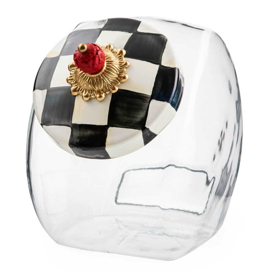 MacKenzie-Childs Courtly Check Cookie Jar