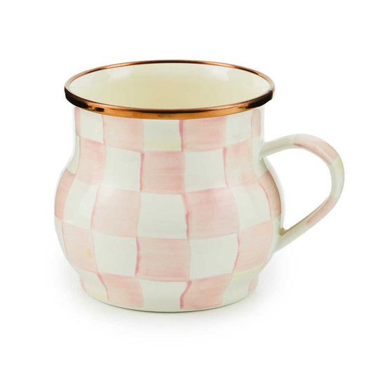 MacKenzie-Childs Rosy Check Mug