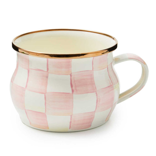 MacKenzie-Childs Rosy Check Teacup