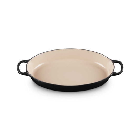 Le Creuset Cast Iron Signature Oval Baker in Licorice