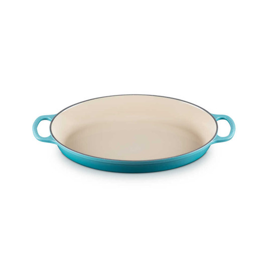 Le Creuset Cast Iron Signature Oval Baker in Caribbean