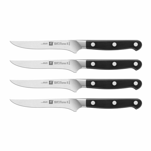 Zwilling J.A. Henckels Steakhouse 4-Piece Steak Knife Set with Storage Case