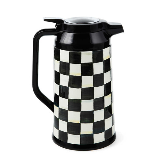 MacKenzie-Childs Courtly Check Coffee Carafe