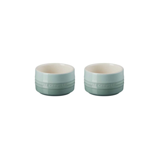 Le Creuset Set of Two Ramekins in Sea Salt