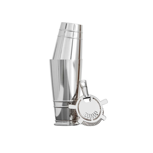 Crafthouse by Fortessa Boston Shaker and Strainer Set