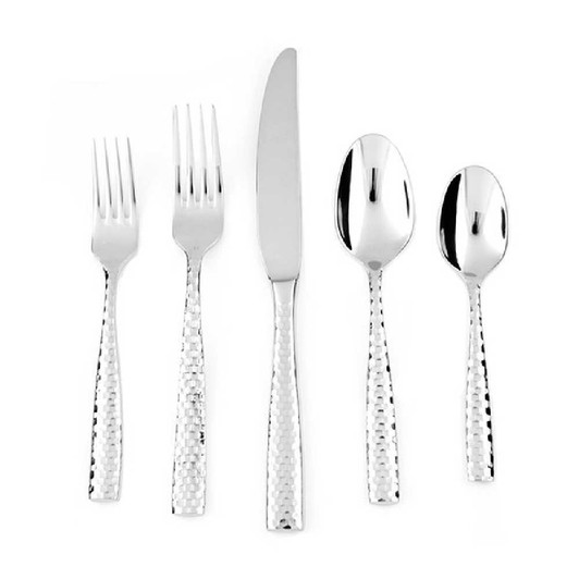 Fortessa Lucca Faceted Flatware Set