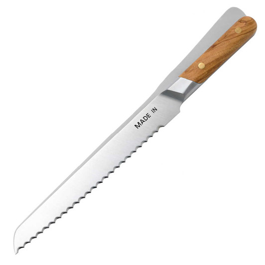 Made In Bread Knife in Olive Wood