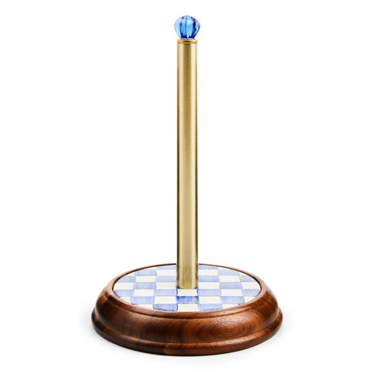 MacKenzie-Childs Royal Check Paper Towel Holder