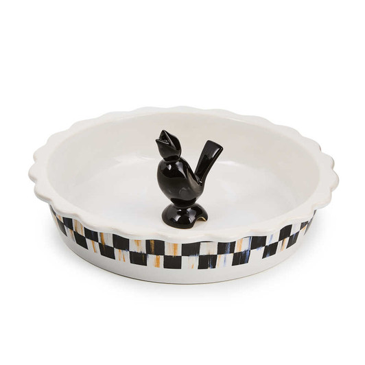 MacKenzie-Childs Courtly Check Everyday Pie Plate