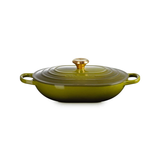 Le Creuset Signature Oval Casserole in Olive