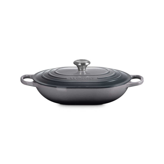 Le Creuset Signature Oval Casserole in Oyster