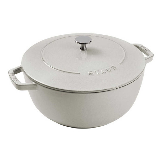 Staub Cast Iron Essential French Oven in White Truffle