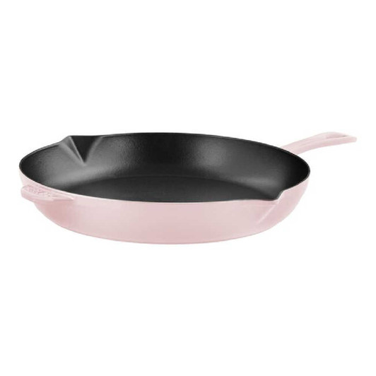 Staub Cast Iron Fry Pan in Pink Peony