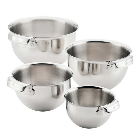 Hestan Stainless Steel 4-Piece Mixing Bowl Set