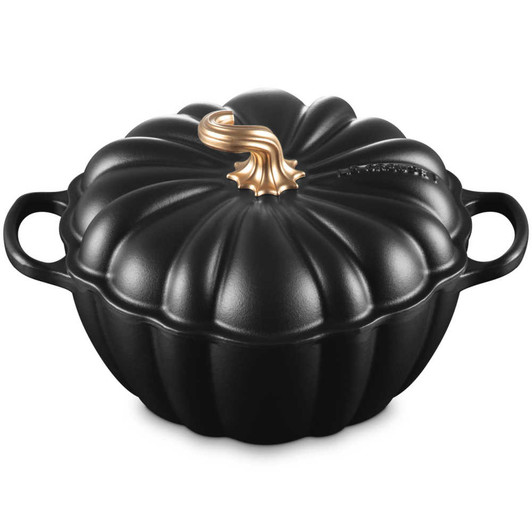 Le Creuset Pumpkin Cocotte in Licorice
