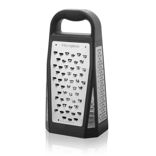Microplane Elite 5-Blade Box Grater With Measuring Cup