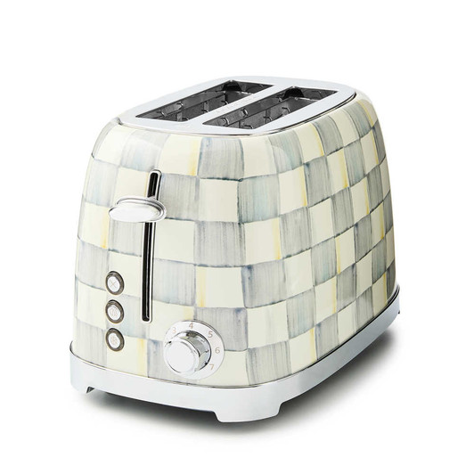 MacKenzie-Childs Sterling Check 2-Slice Toaster
