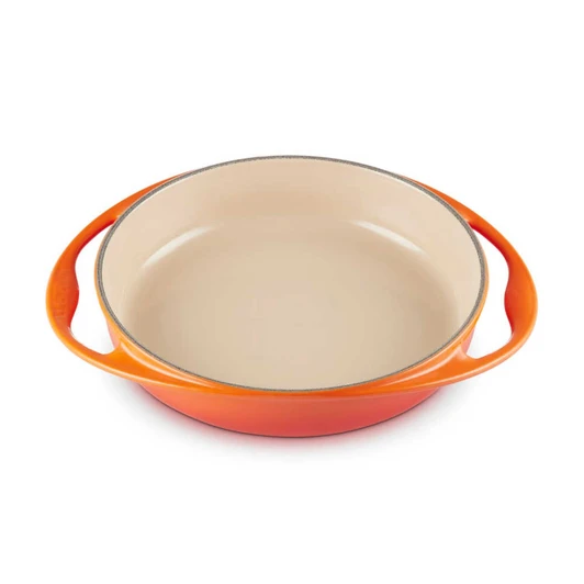 Le Creuset Cast Iron Heritage Tart Tatin Dish in Flame