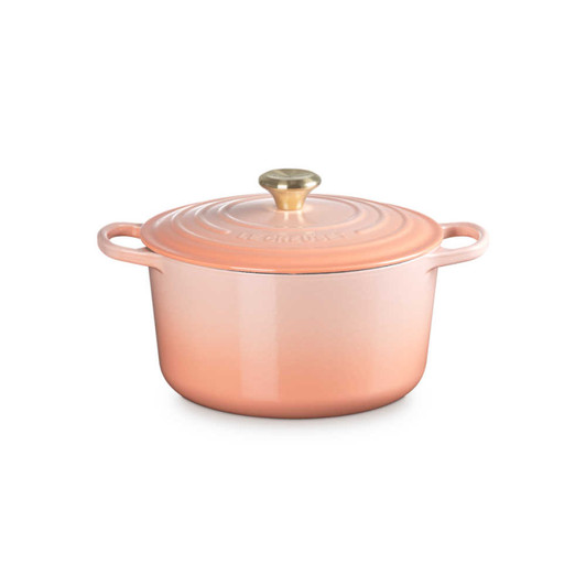 Le Creuset Cast Iron Round Deep Dutch Oven in Pêche