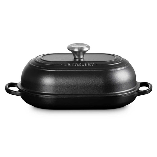Le Creuset Cast Iron Oval Bread Oven in Licorice
