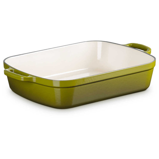 Le Creuset Cast Iron Signature Roaster in Olive