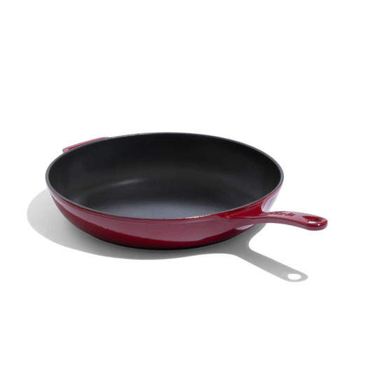 Made In Enameled Cast Iron Skillet in Ruby Red