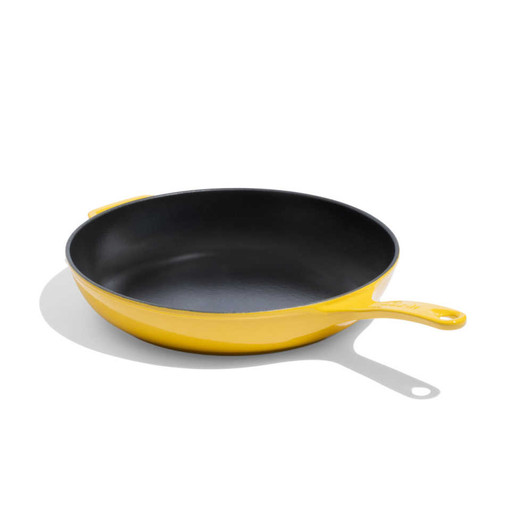 Made In Enameled Cast Iron Skillet in Marigold Yellow