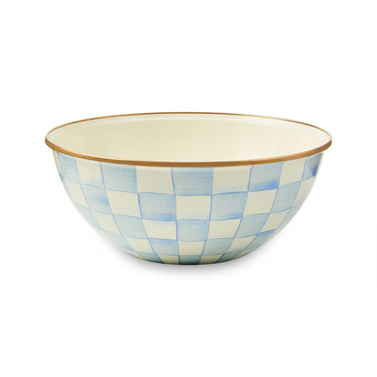 MacKenzie-Childs Sky Check Large Everyday Bowl