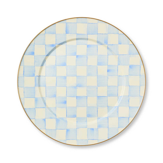 MacKenzie-Childs Sky Check Serving Platter
