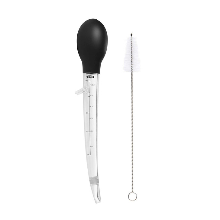 OXO Good Grips Angled Baster With Cleaning Brush