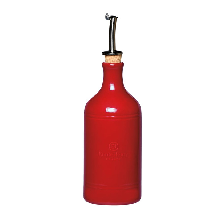 Emile Henry Oil Cruet in Burgundy