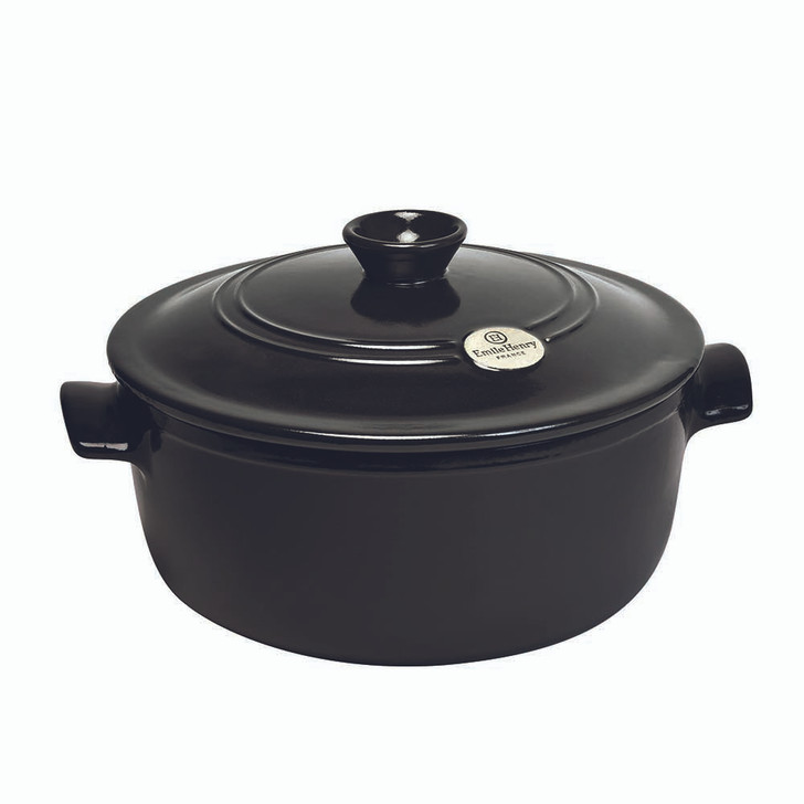 Emile Henry Dutch Oven in Charcoal