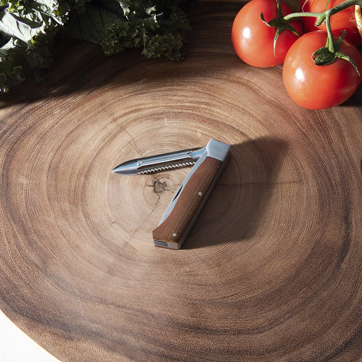 Adventure Chef Folding Paring Knife with Maple Handle