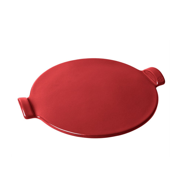 Emile Henry Smooth Pizza Stone in Burgundy