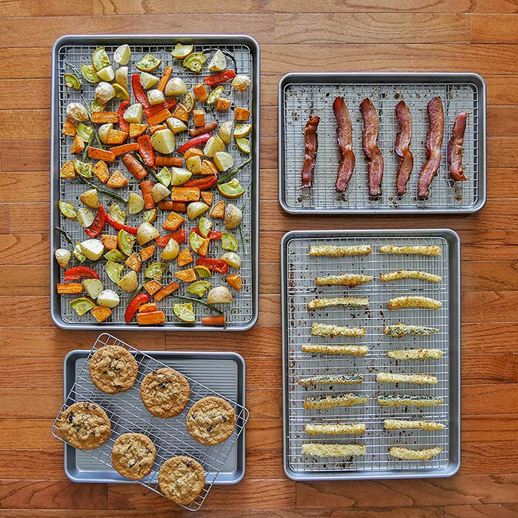 Quarter Sheet Pan Set with Rack by USA Pan