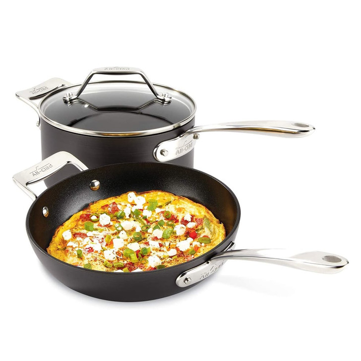  All-Clad Essentials Nonstick Cookware (12 Inch Fry Pan): Home &  Kitchen