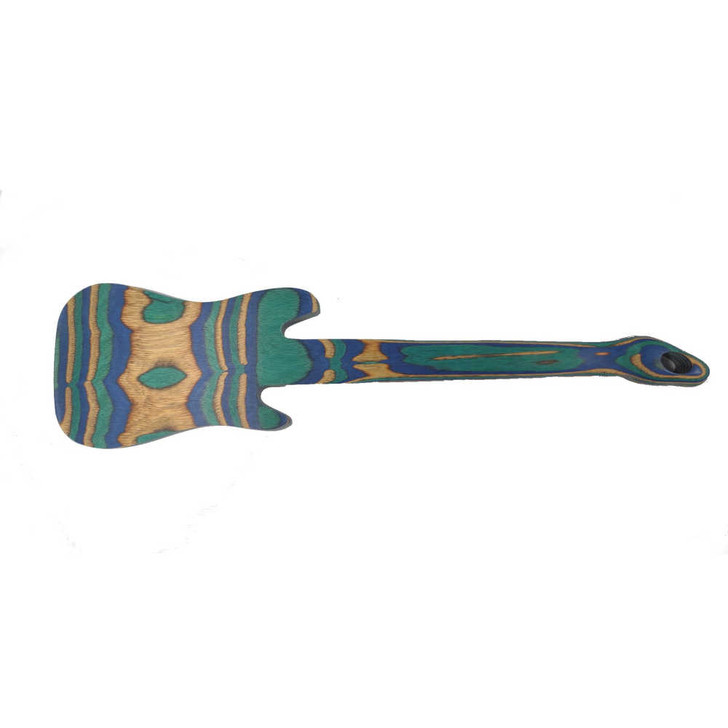 Island Bamboo Guitar Spatula in Peacock
