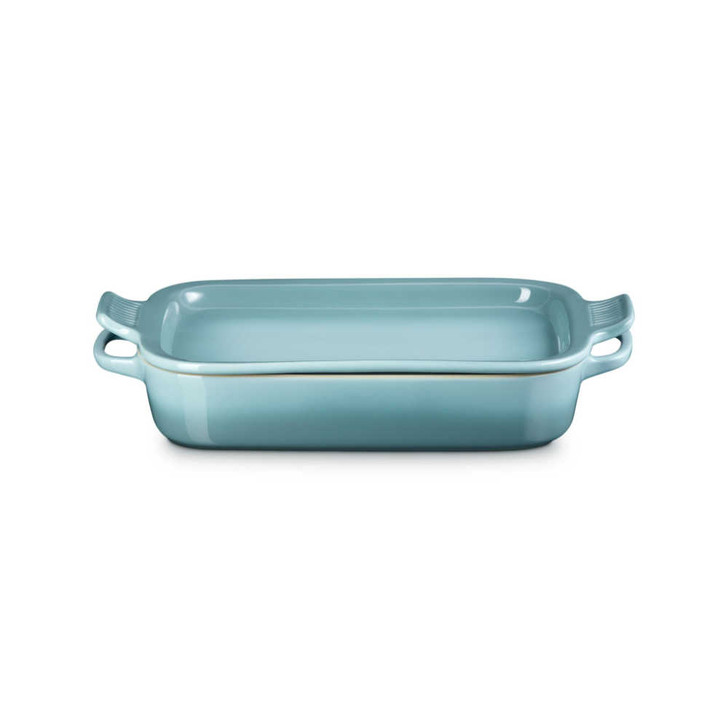 Le Creuset Rectangular Dish With Platter Lid in Sea Salt