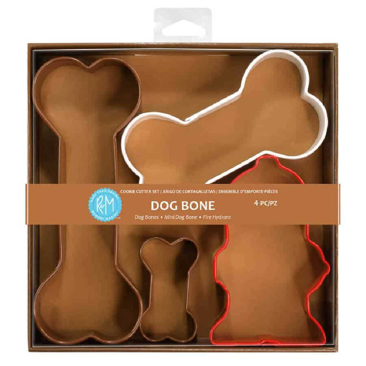 Dog Bone 4-Piece Cookie Cutter Set