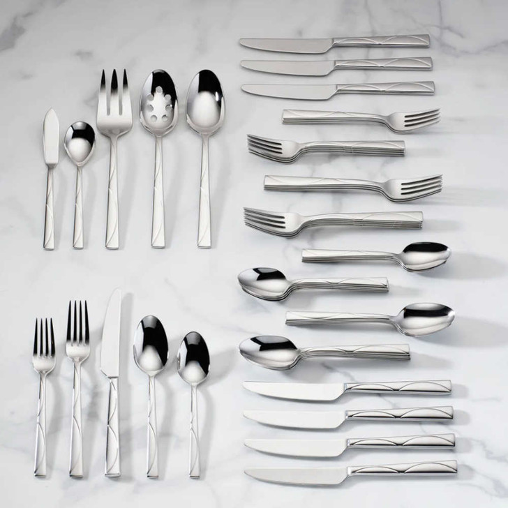 Kate Spade Park Circle 45-Piece Flatware Set