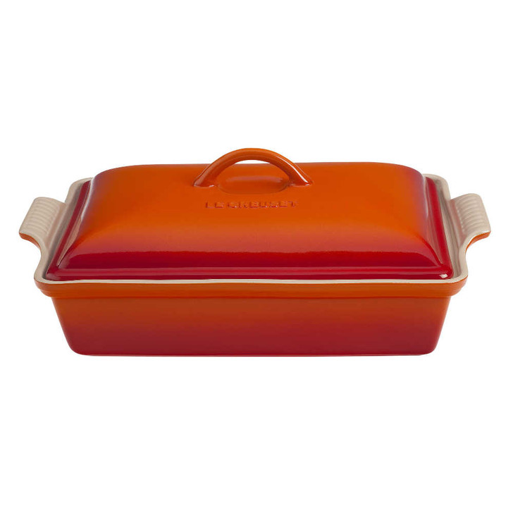 Le Creuset Heritage Rectangular Casserole in Flame