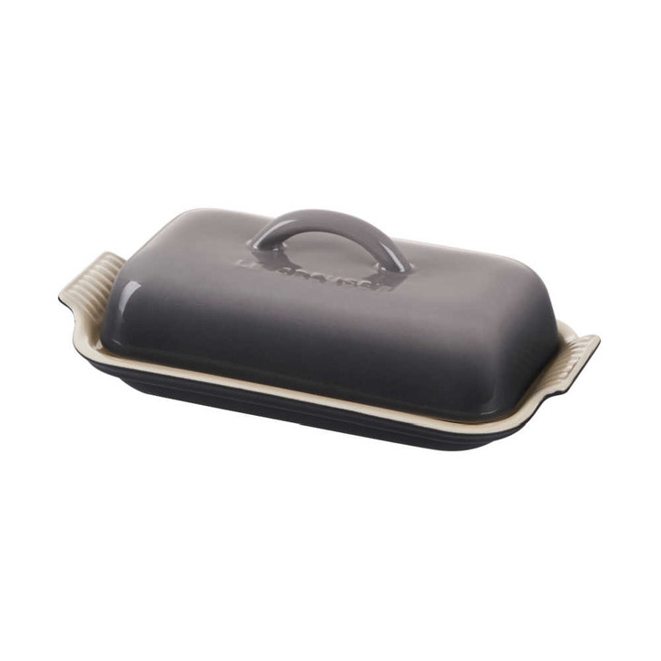 Le Creuset Heritage Butter Dish in Oyster