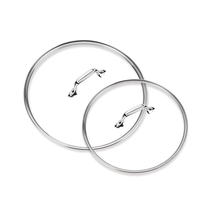 All-Clad HA1 10- and 12-inch Glass Lid Set